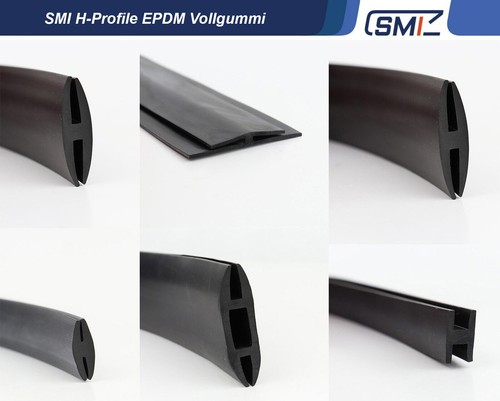Profil epdm voll - h-profil, gummi