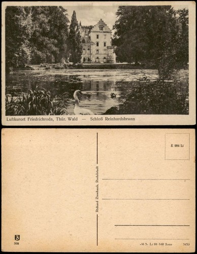 Ansichtskarte friedrichroda - ansichtskarte,