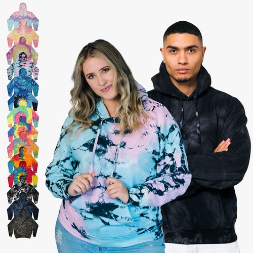 Colortone unisex hoodie - unisex,