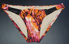 Bikini Slip schwarz/bunt Triumph Gr. 38 schmal geschnitt. seitl. Pailletten NEU