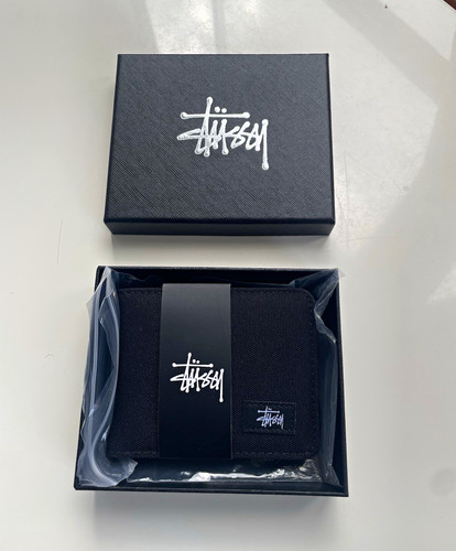 Stüssy wallet schwarz - stüssy,