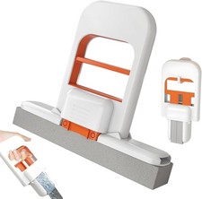 2 Stück Mini Mop Selbstdrückendes Schwamm Mopp Foldable Wischmopp Schwammwischer