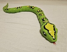  Roboter-Schlange grün 80 cm Roboterschlange Spielzeugschlange Robotertier