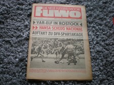 DDR Fußball Zeitung  "FUWO "