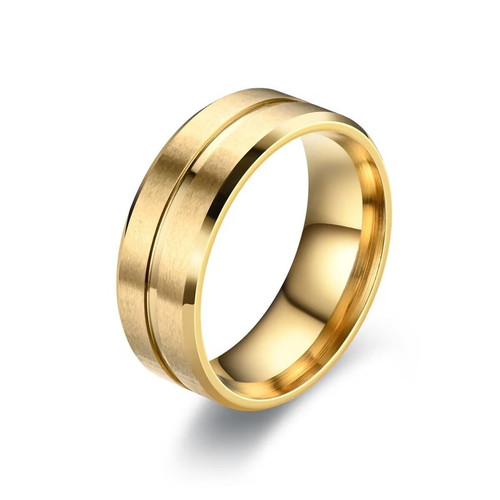 Edelstahl ring gold silber - ring,