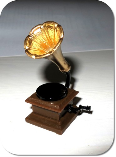 Miniatur grammophon - miniatur,