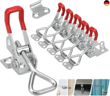 6 Stück Spannverschluss Edelstahl GH-4001 Kistenverschluss Schnappverschluss 