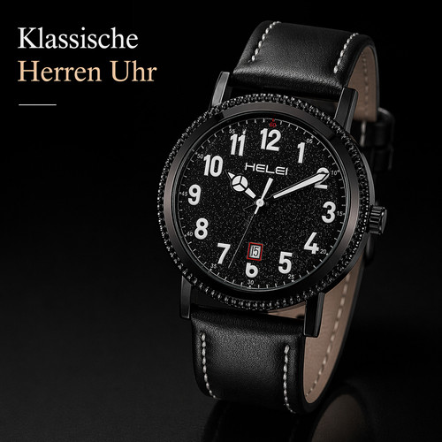 Herren uhr schwarz - uhr,