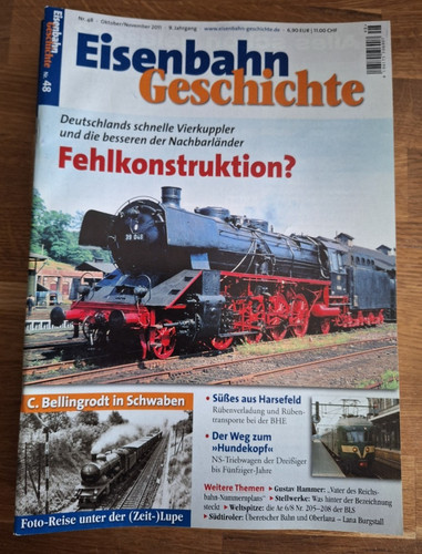 Eisenbahn geschichte 2011 - 1, 10/2011