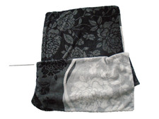 QVC Bettwäche Batizio schwarz grau 6 Teile gebraucht