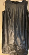 Betty & Co. Damen Kleid, Lederimitat, Größe 40, schwarz, NEU