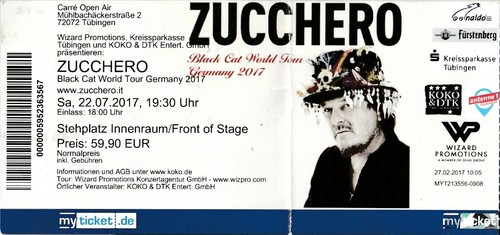 Zucchero open air 2017 - open, |