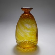 Glas Vase mit Farbeinschmelzung Abriss wohl Tirol Österreich (53)