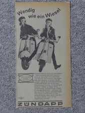 Original Werbung Zündapp Roller