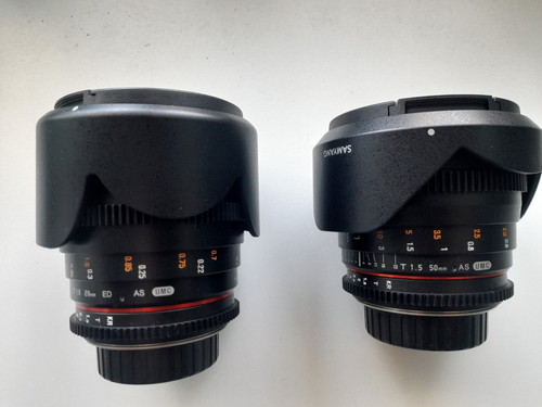 Samyang cine objektiv set - cine, kit