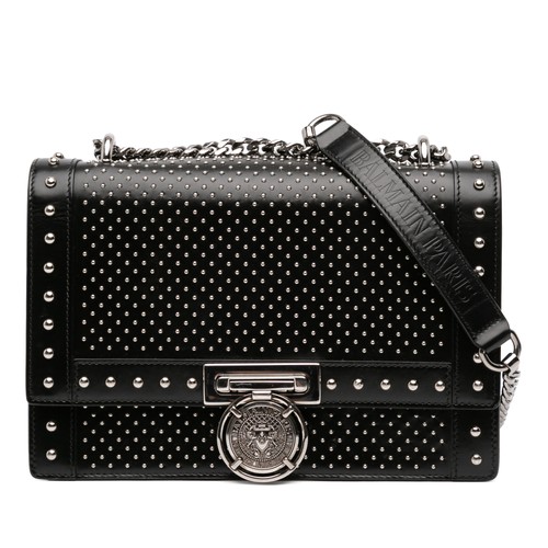 Balmain studded leather - leather, bbox