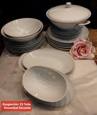 Essgeschirr • Rosenthal Secunda Form2000 • Grau/weiß
