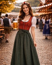 Salzburger Dirndl Baumwolle