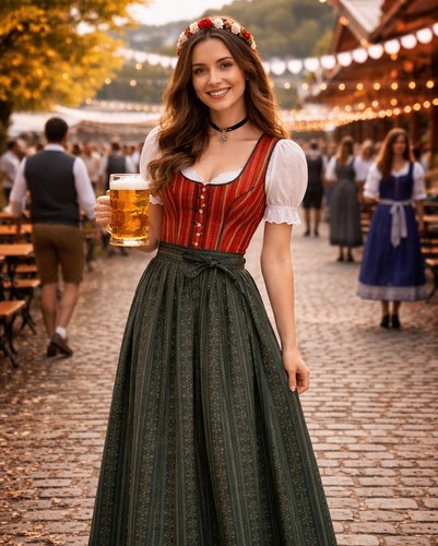 Salzburger dirndl baumwolle - salzburger,