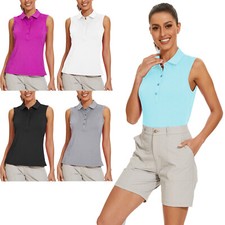 Poloshirt Ärmellos Damen Golf