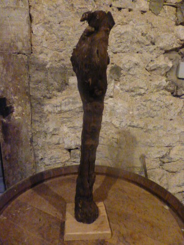 Stele skulptur holz - stele, naturholz