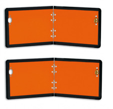 2x ADR Warntafel Tafel klappbar 300x120 Warnschild Schild Gefahrgut Orange GGVS