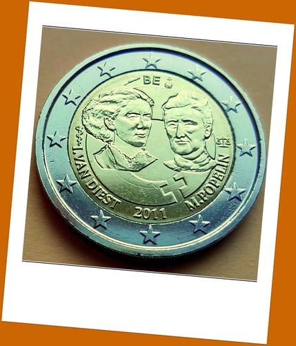 Euro gedenkmünze belgien - 2,
