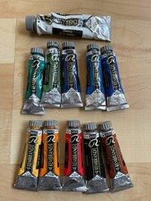  Talens  REMBRANDT  Ölfarben  10 Farben ( 15 ml )  +  Titanweiß ( 40ml )