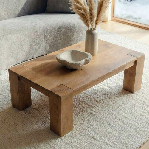 Massivholz couchtisch makassar - massivholz,