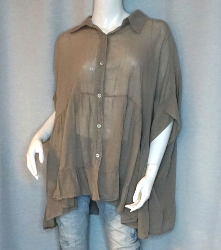 Hippie stufen tunika bluse - tunika, 1/2