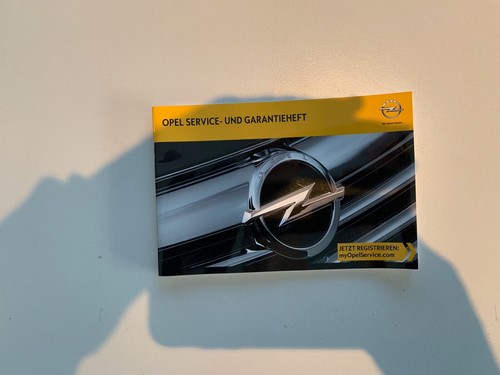 Opel serviceheft stand 2013 - stand, ba