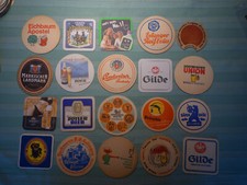aus Bierdeckelsammlung,  20 verschiedene Bierdeckel 