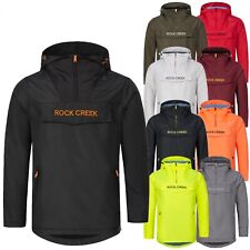 Übergangsjacke Herren Windbreaker Anorak Schlupfjacke Kapuze H-295 Rock Creek