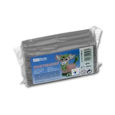 (6,90€/kg) Plastilin 500g grau Becks Plastilin Knetmasse