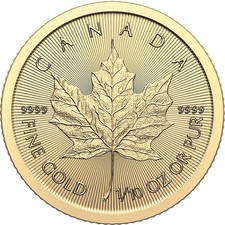 Canada Gold Maple Leaf - 1/10