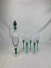 Glas Karaffe mit 5 Gläsern