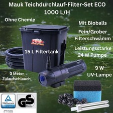 Mauk Teichdurchlauf-Filter-Set