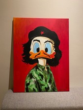 Originalgemälde Dieter (van) Koch 2006 Acryl auf Leinwand Donald Duck Pop Art