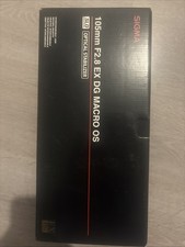 Sigma 105mm F2,8 EX Macro DG OS HSM-Objektiv für Canon, Wenig Gebraucht!