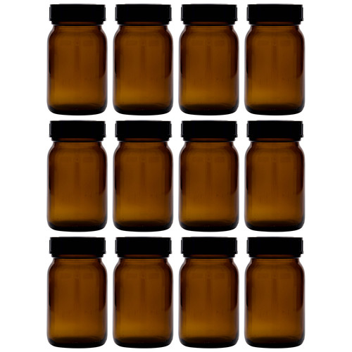 12x 200ml weithalsglas - 12x,
