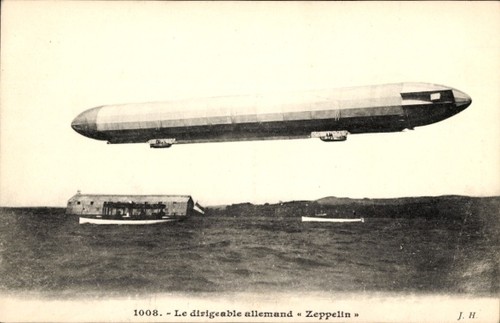 Luftschiff zeppelin - ak,