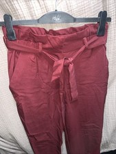 Paperbag Hose Mit Gürtel Sehr