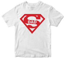 Super Dad T-Shirt Vater Super Hero Comics Film Fiktive Charakter Geschenke