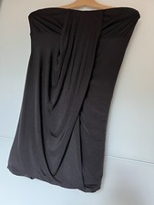 Maille Demoiselle Kleid Abendkleid Schwarz 36 38 Minikleid Trägerlos Schulterfre