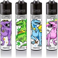 Clipper Feuerzeuge 4er Set -