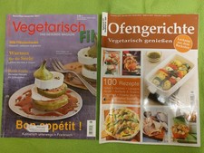 2 Zeitschriften " Vegetarisch fit", "Ofengerichte vegetarisch genießen"