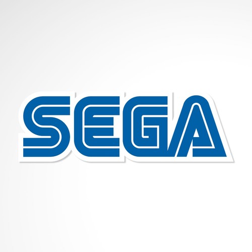 Sega sticker retro vintage - sticker,