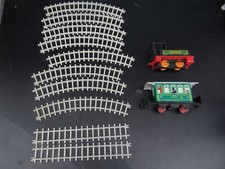 Altes Vulkan Eisenbahn Zug Spur S Blechspielzeug Vintage DDR Schienen Spielzeug