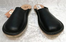 DUCKFEET Clogs 'BLÅVAND', Farbe Schwarz, Größe 46/UK11, Echtleder, NEUWERTIG 