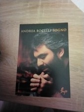 Autogrammkarte Von Andrea Bocceli, Handsigniert Umseitig, 1993